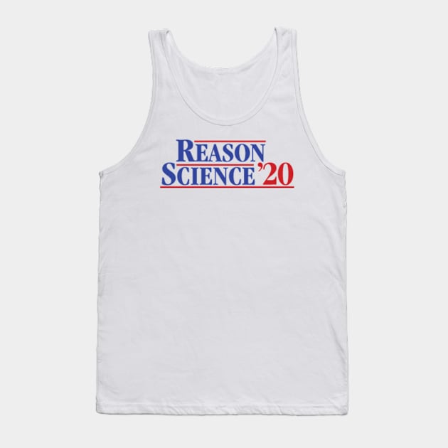 Reason/Science '20 (blue) Tank Top by uncontent